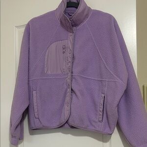 Gilly Hicks Lavender Teddy Jacket size M